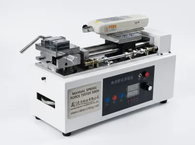 Ruční trnový ventil pro testování tažné síly pružin WPM-500N - Tester pevnosti koncovek v tahu
