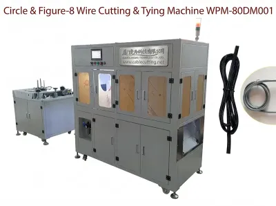 Automatický stroj na řezání, navíjení a vázání kabelů WPM-80DM001