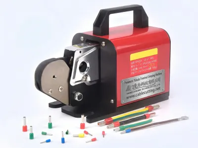 Pneumatický krimpovací stroj na trubkové svorky T6-4 - Poloautomatický krimpovací stroj