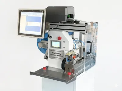 Poloautomatický stroj na skládání a označování drátů JW-T107 - Stroj na navíjení pásky