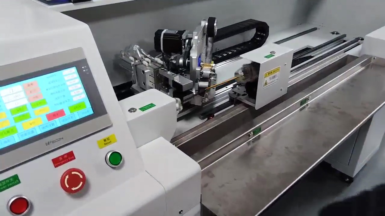 Automatický stroj na omotávání krátkých vodičů s koncovou lepicí páskou – JW-850C pro precizní balení
