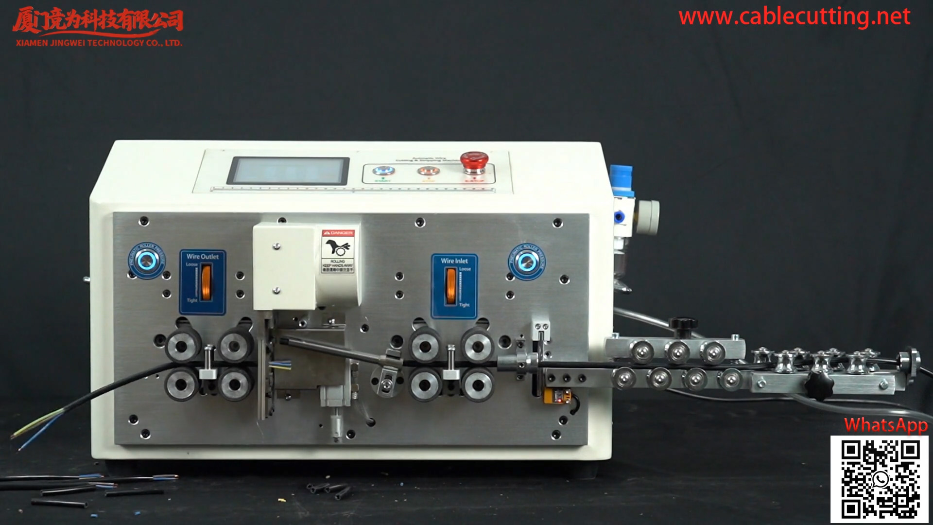 Double Round Multi-Core Wire Stripping &amp;amp; Cutting Machine (2-8mm) WPM-YHT6
