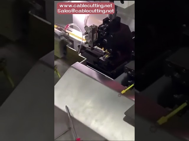 Automatický krimpovací stroj na svorky – kroužkové, vidlicové, kolíkové, vlaječkové