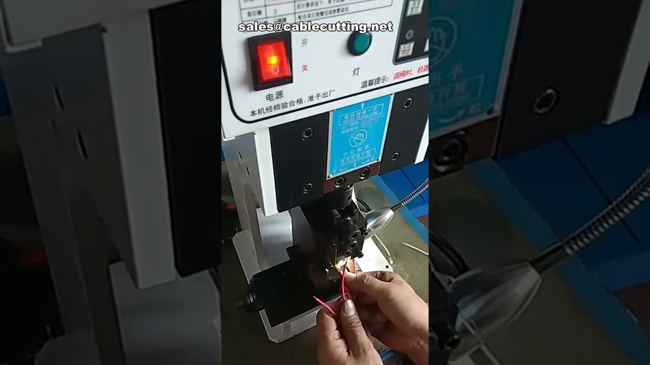 Ultra tichý a úsporný automatický krimpovací stroj 1,5t | Super tichý terminálový stroj