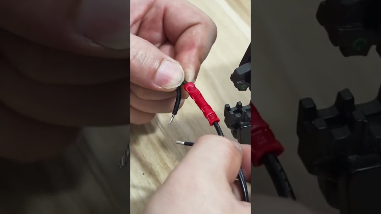 Profesionální pneumatický krimpovací stroj na svorky do 16 mm² | Výroba kabelů
