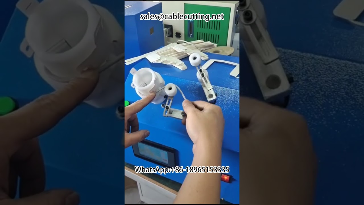 Automatický navíjecí stroj na datové kabely | Rychlé navíjení na papírové karty