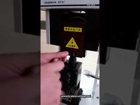 Jak ovládat a ladit krimpovací stroj na terminály - video návod