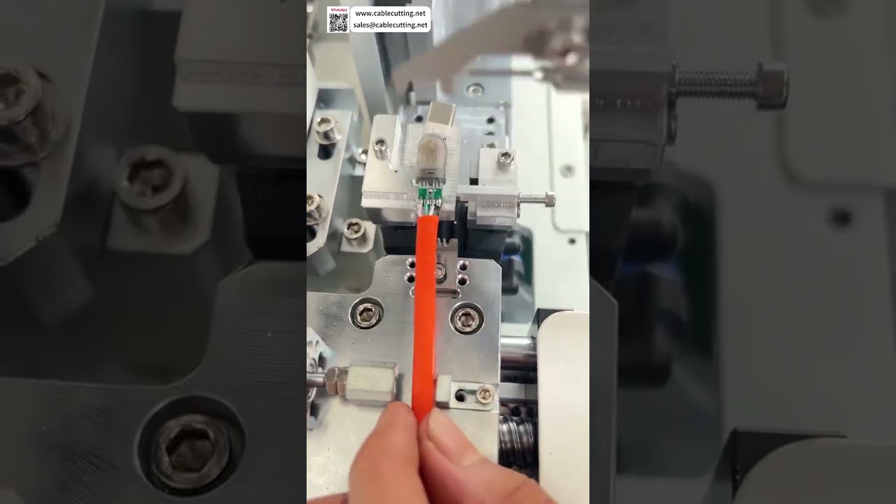 Odizolovací a pájecí stroj – přesné automatické cínování a svařování (krátká verze)