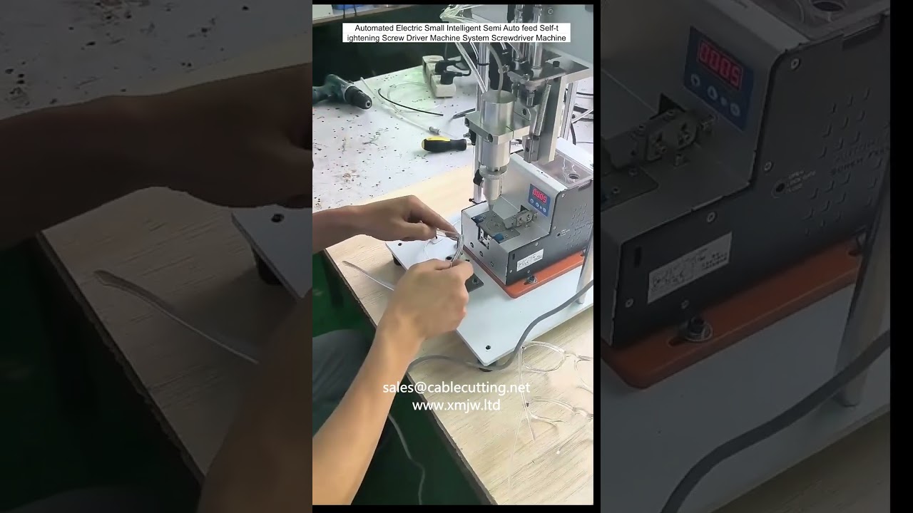 Inteligentní elektrický šroubovák s poloautomatickým podáváním a samočinným utahováním pro montážní linky