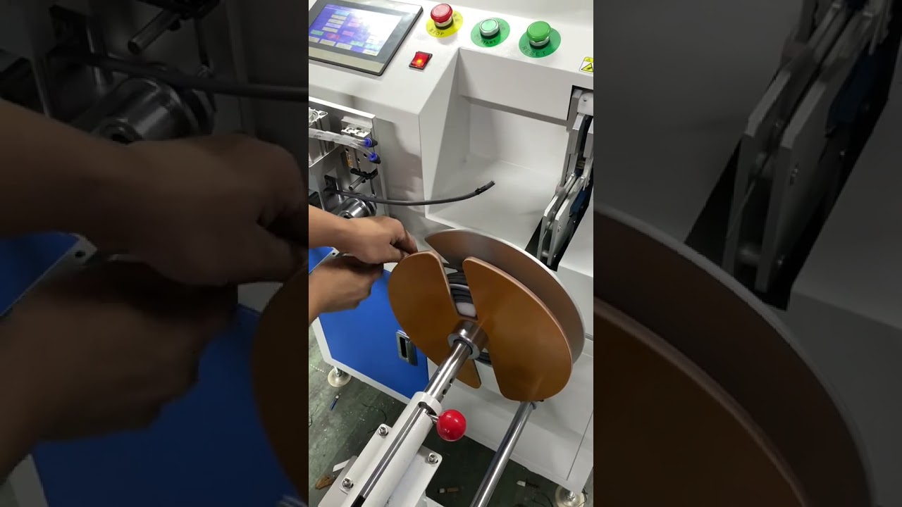Přesný měřicí navíječ drátu – automatické navíjení, převíjení, vázání a řezání