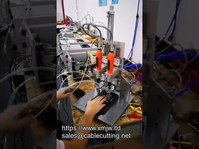 Dvouhlavý stolní elektrický šroubovák s automatickým podáváním a pojezdem osy Z