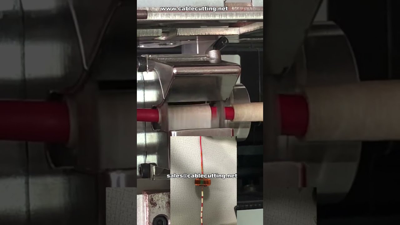 Live Demo: Automatické páskovací zařízení pro magnetické indukční cívky | Chytré výrobní technologie