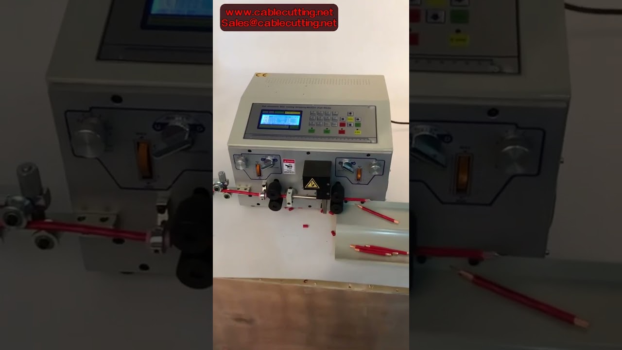 Automatický odizolovač, kroutička a řezačka drátů 0,1–4,5 mm² | Stroj na počítačové kabely