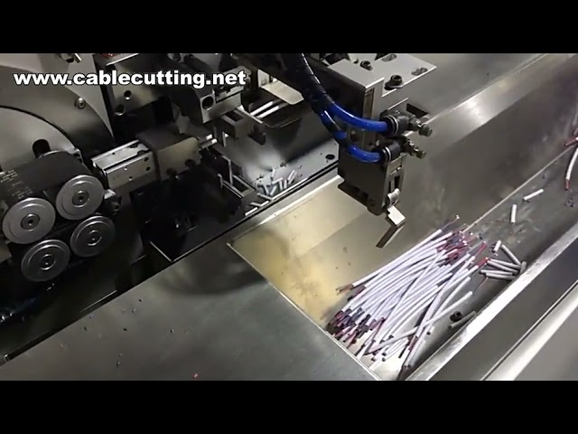 Automatický cínovací a krimpovací stroj | Efektivní zpracování vodičů