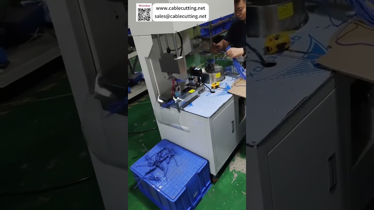 Ekonomický plně automatický stroj na navíjení a vázání drátů pro zpracování DC napájecích datových kabelů