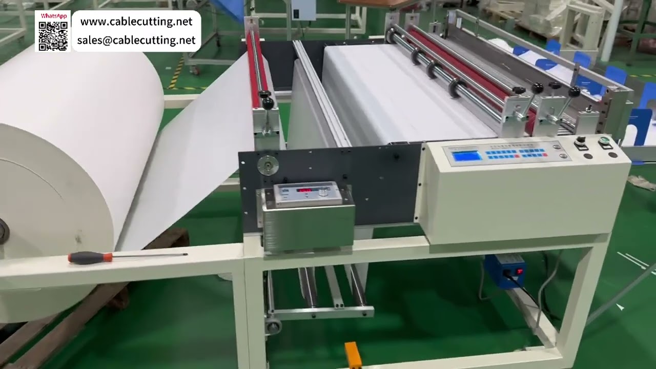 Profesionální automatický řezací stroj na role silikonového a kopírovacího papíru – výstupní sada nástrojů