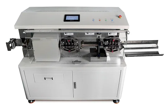 Automatický stroj na stříhání a odizolování koaxiálních kabelů WPM-9935